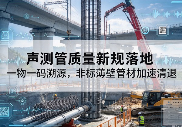 中山声测管质量新规落地，一物一码溯源，非标薄壁管材加速清退